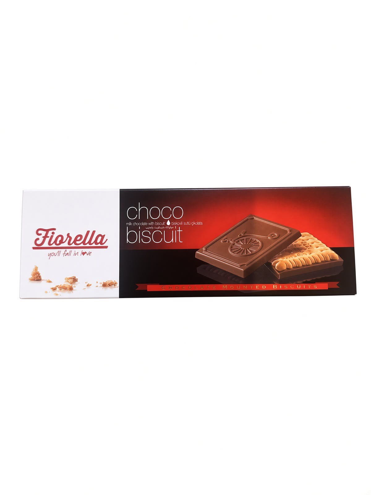 Fiorella Milk Chocolate Mounted Biscuits 6 Pack (6x2.4oz)