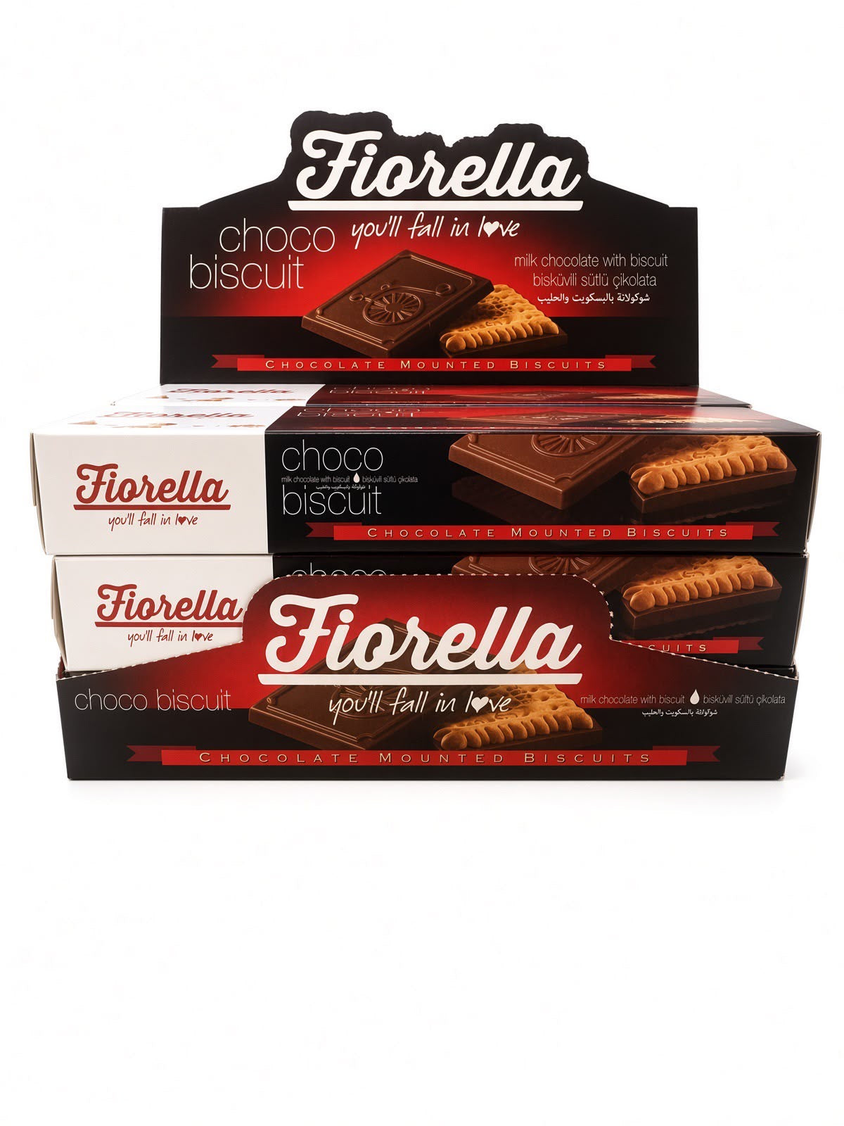 Fiorella Milk Chocolate Mounted Biscuits 6 Pack (6x2.4oz)