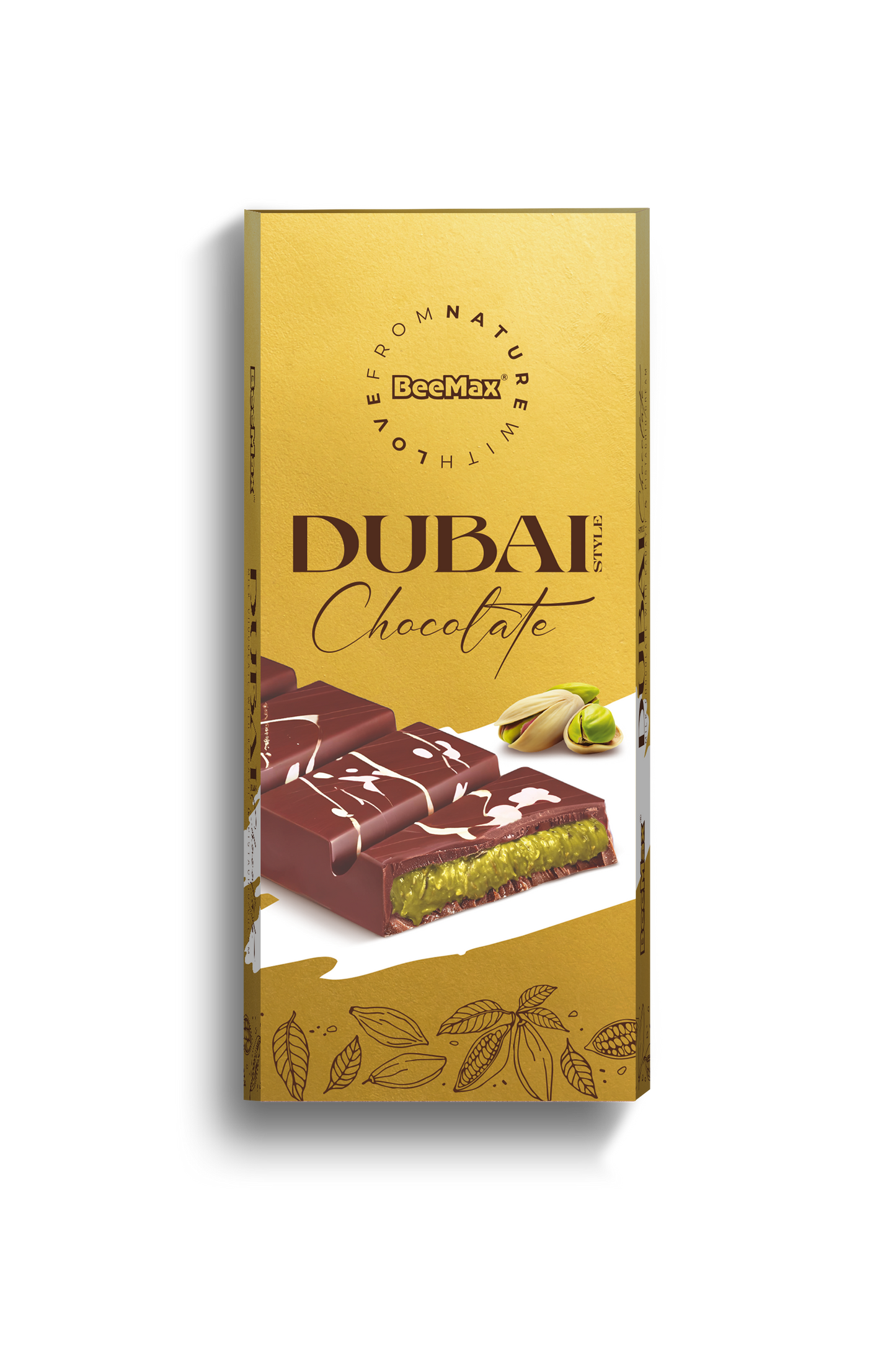 Beemax Small Dubai Chocolate 6 Bars x 3.36 oz
