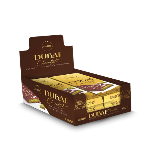 Beemax Small Dubai Chocolate 6 Bars x 3.36 oz