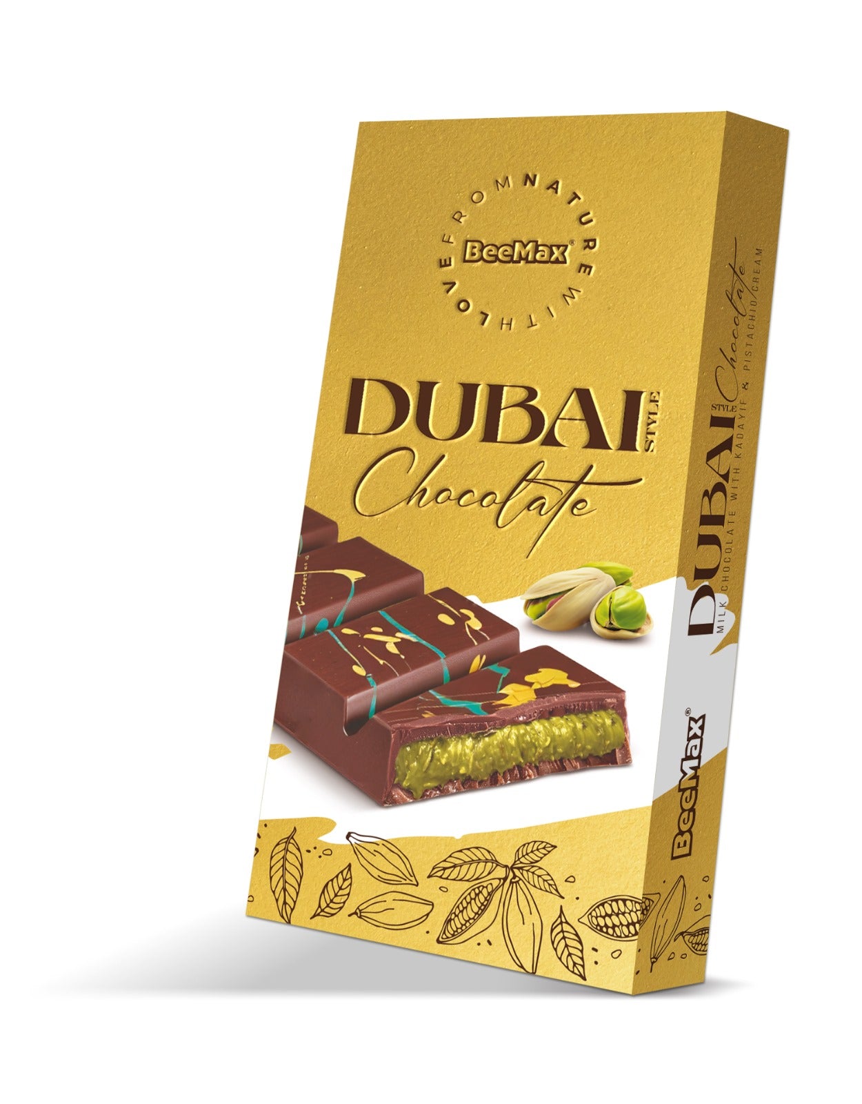 Beemax Dubai Chocolate 6 Bars x 7.05 oz